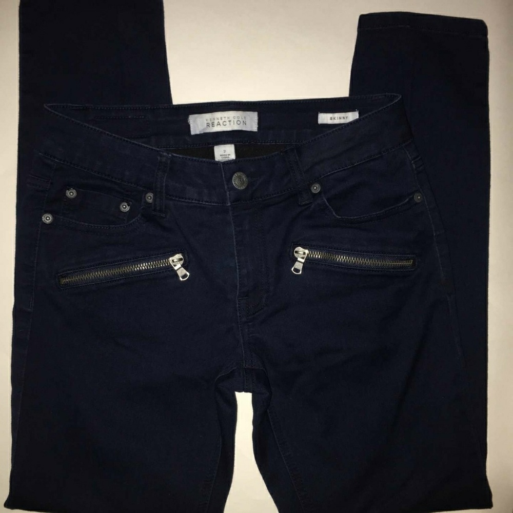 Kenneth Cole Reaction dark blue skinny jeans